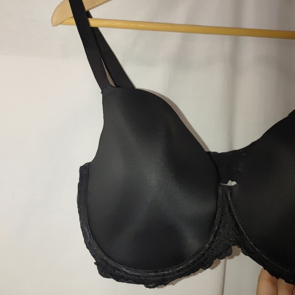 NATORI RENEW FULL FIT CONTOUR BRA Black Lined Lace 731233 38DDD - Picture 3 of 6